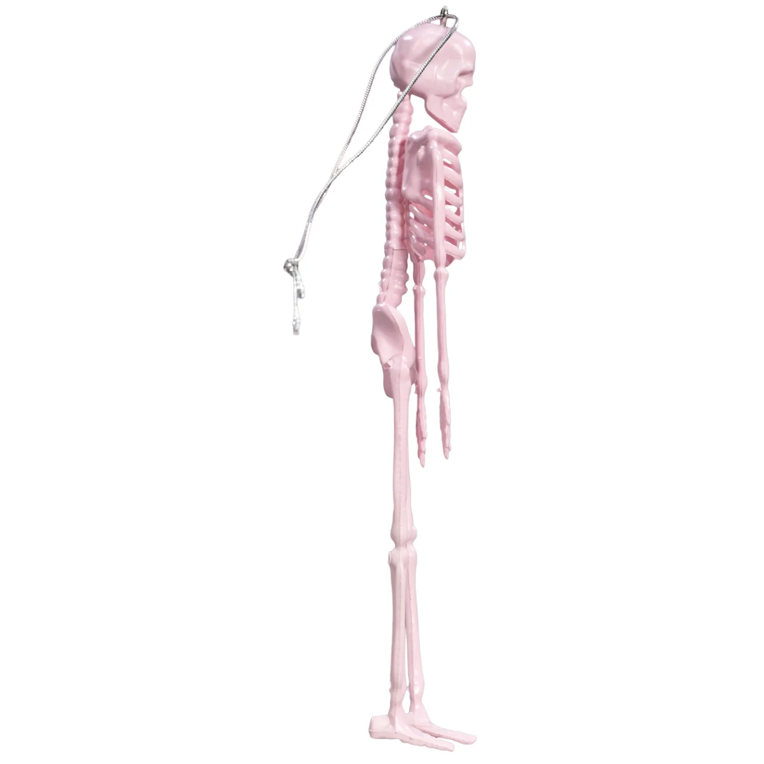 Pink Skeleton Funny Christmas Tree Holiday Ornament - Image 5