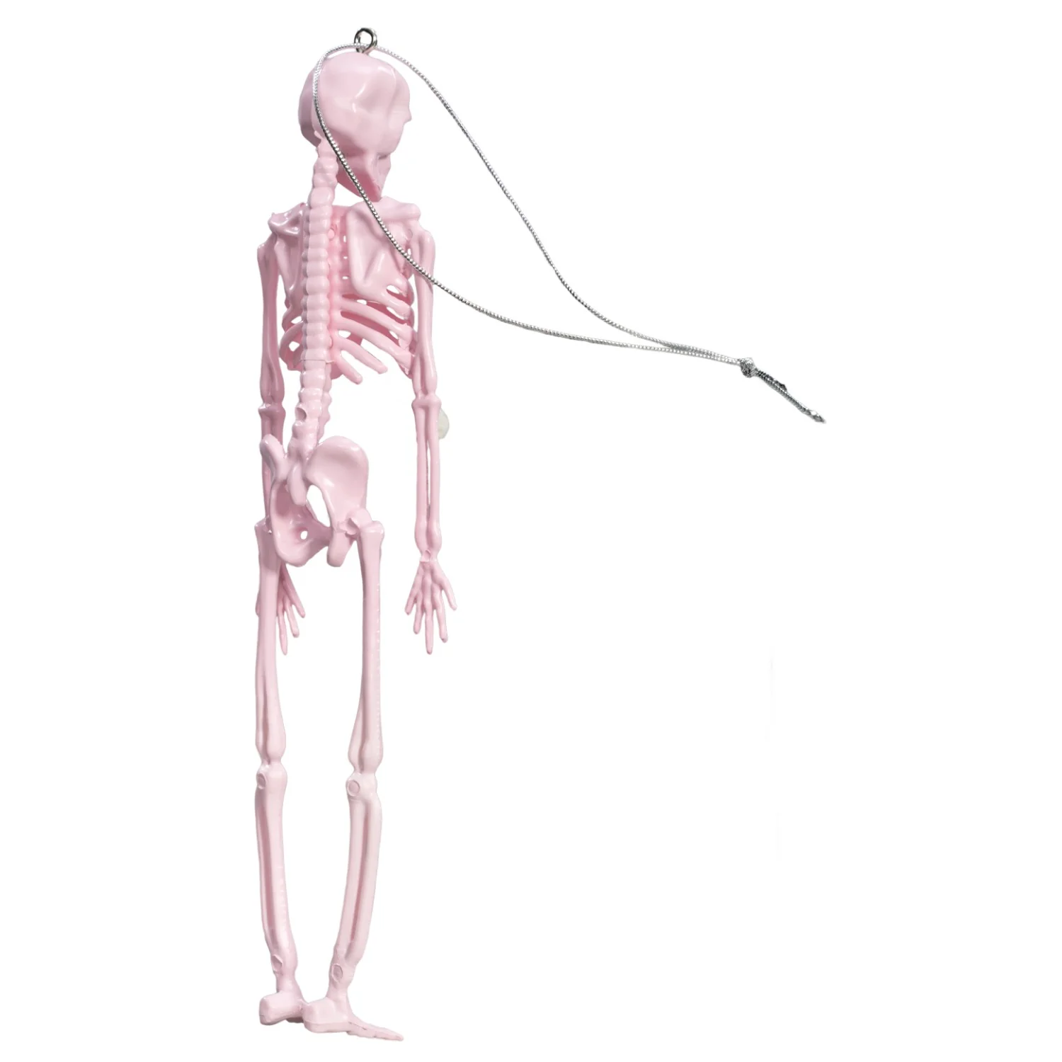 Pink Skeleton Funny Christmas Tree Holiday Ornament - Image 8
