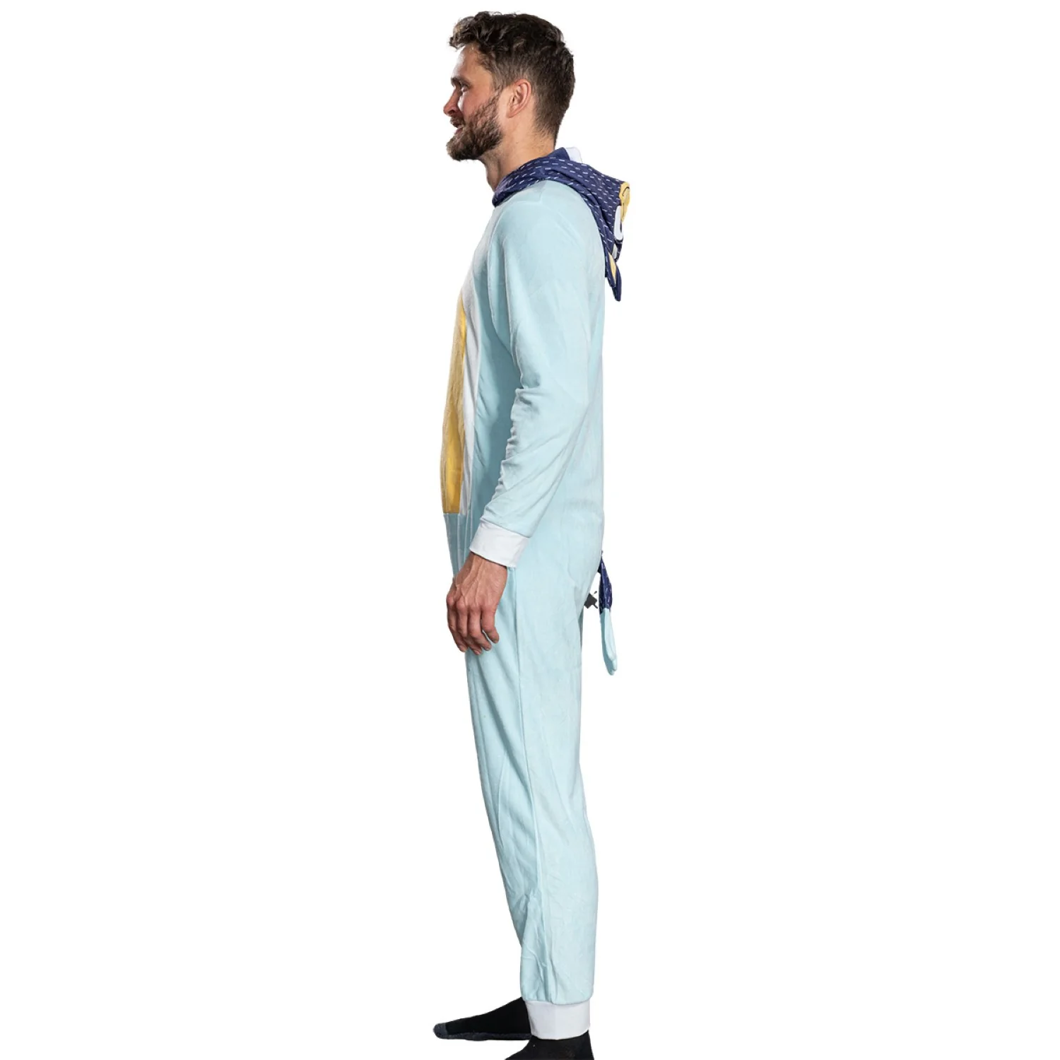 Playful Dog Unisex Halloween Costume Cosplay Zip Up Pajama Jumpsuit - Image 2