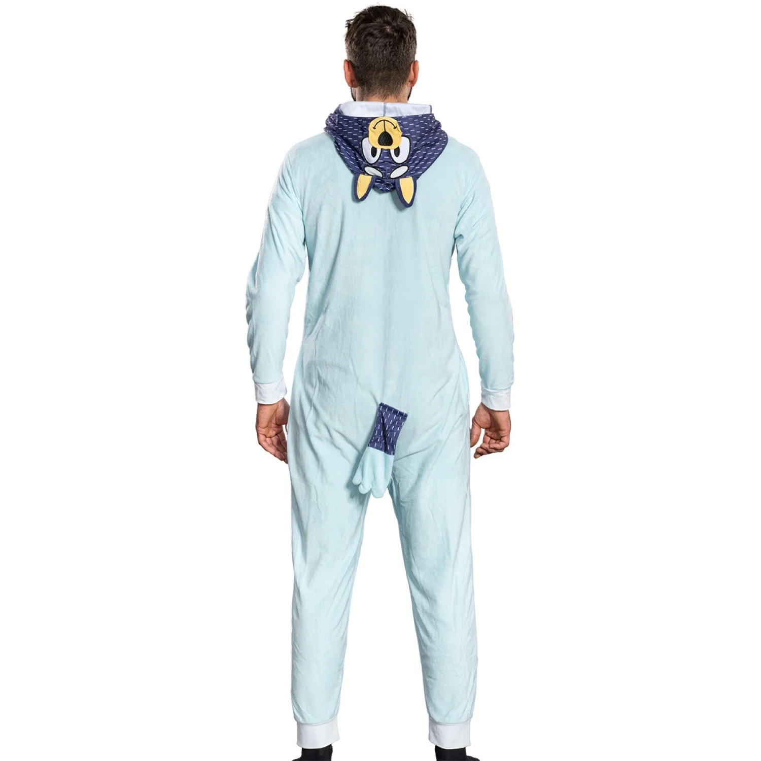 Playful Dog Unisex Halloween Costume Cosplay Zip Up Pajama Jumpsuit - Image 8