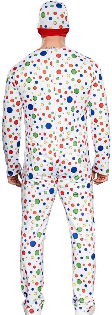 Polka-Dot Man Cosplay Halloween Cosplay Costume Jumpsuit and Mask Hat Set - Image 4