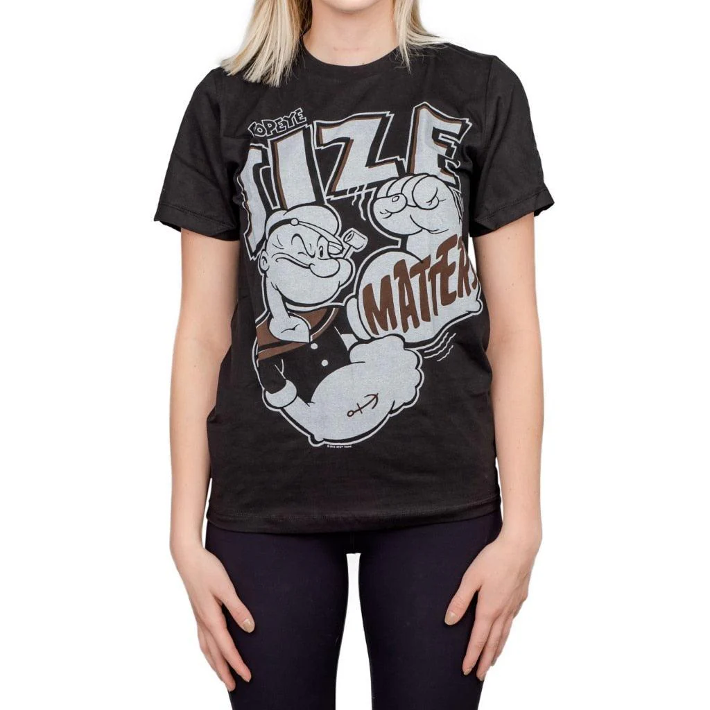 Popeye Size Matters Big Arms T-shirt - Image 4