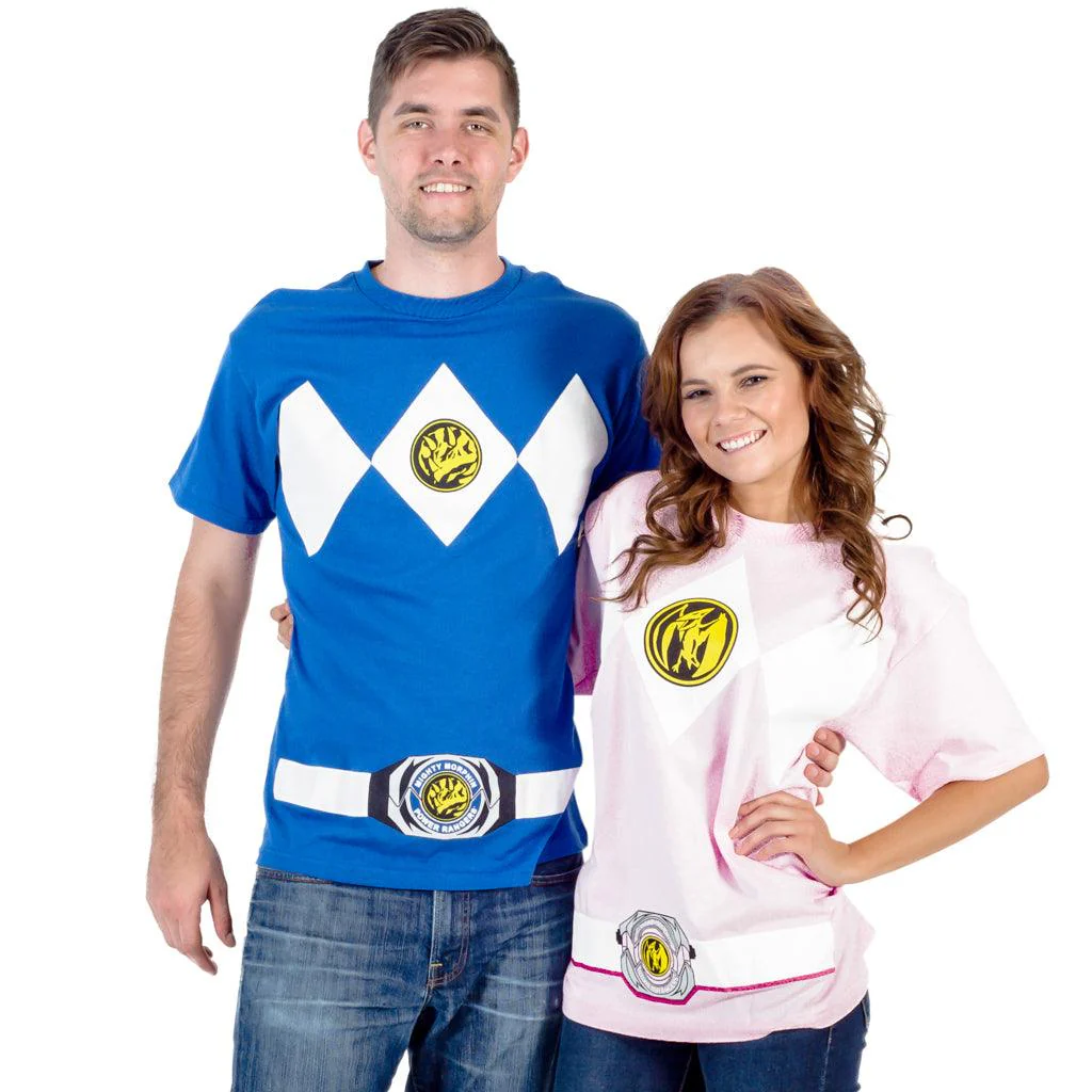 Power Rangers Adult Unisex Halloween Cosplay Costume T-Shirt