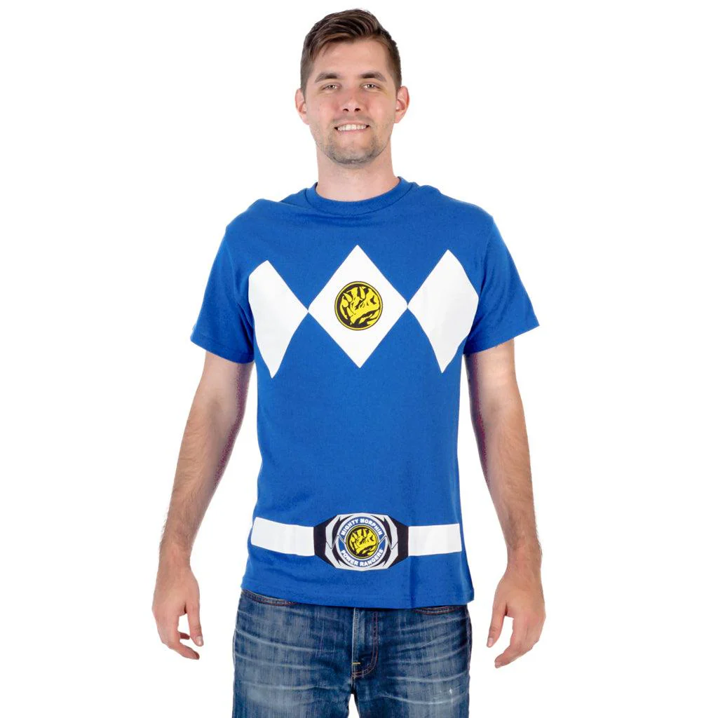 Power Rangers Adult Unisex Halloween Cosplay Costume T-Shirt - Image 4