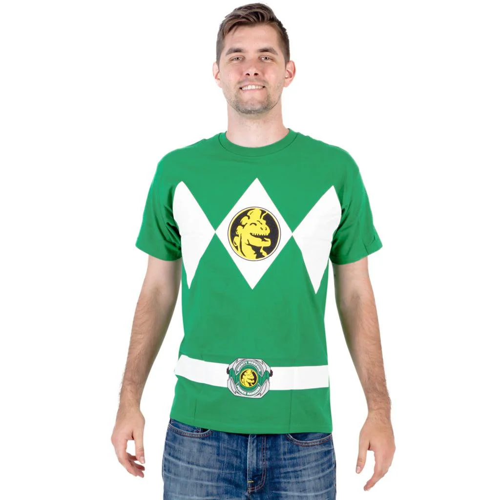 Power Rangers Adult Unisex Halloween Cosplay Costume T-Shirt - Image 6