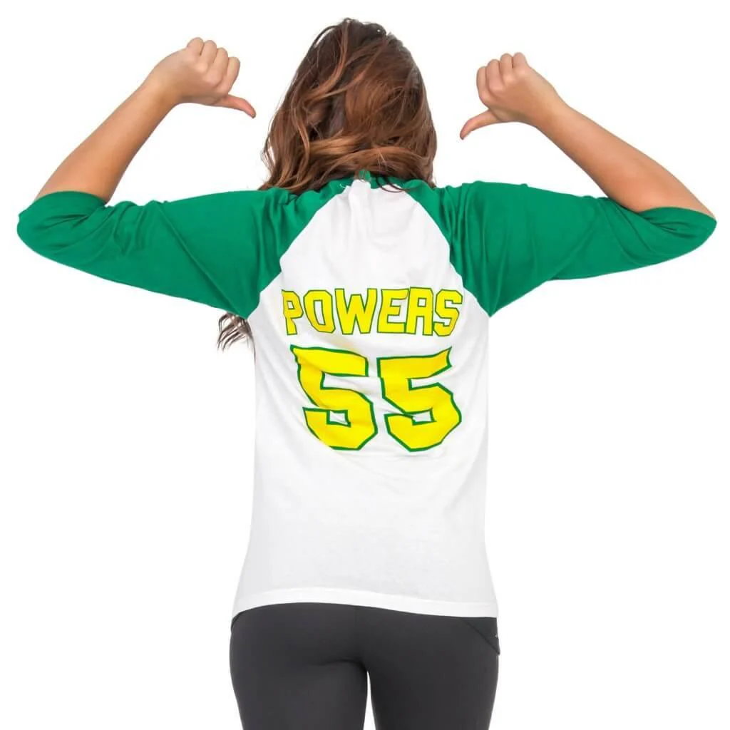 Powers 55 Raglan Baseball Adult T-shirt - Image 3