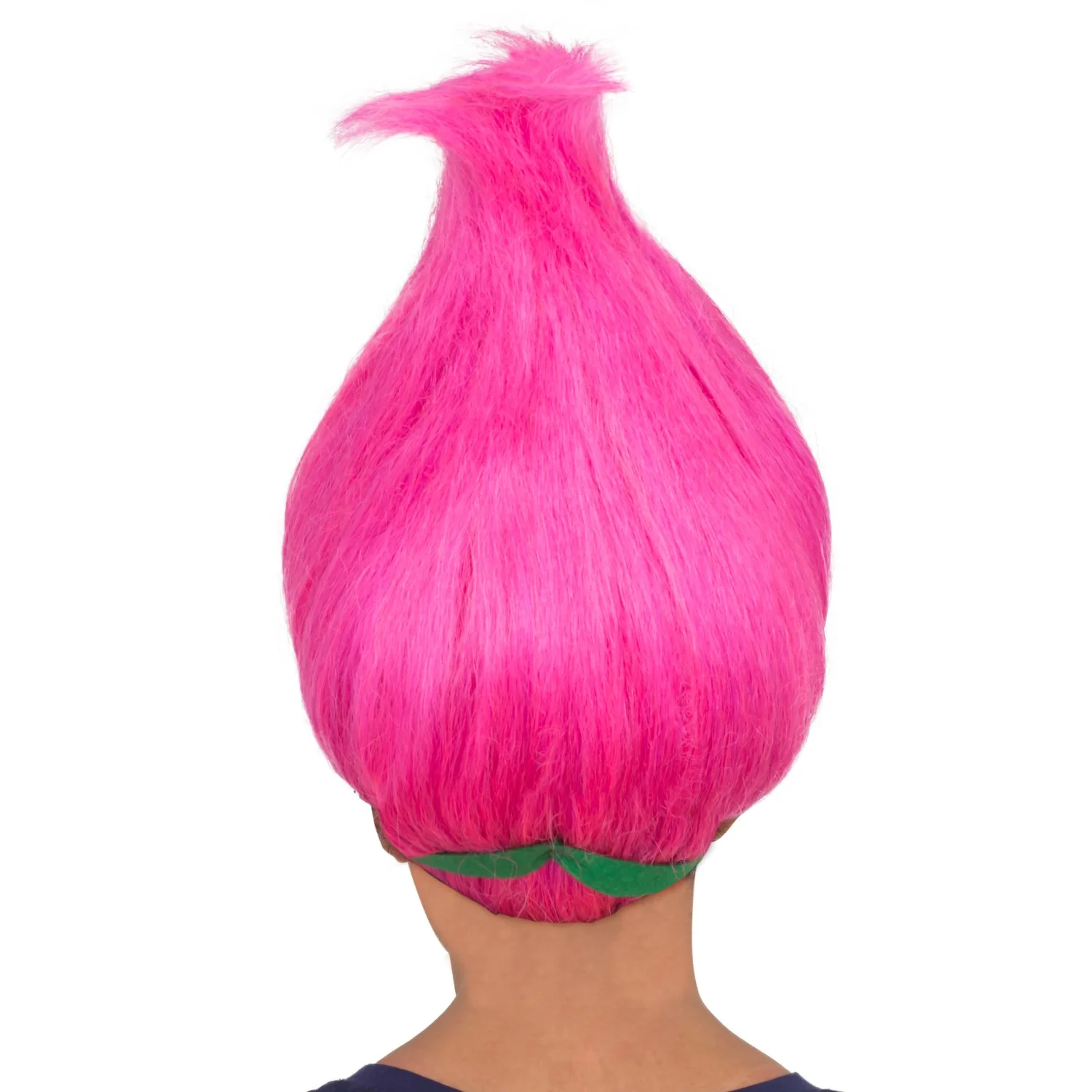 Princess Troll Movie Pink Adult Deluxe Halloween Costume Cosplay Wig - Image 3