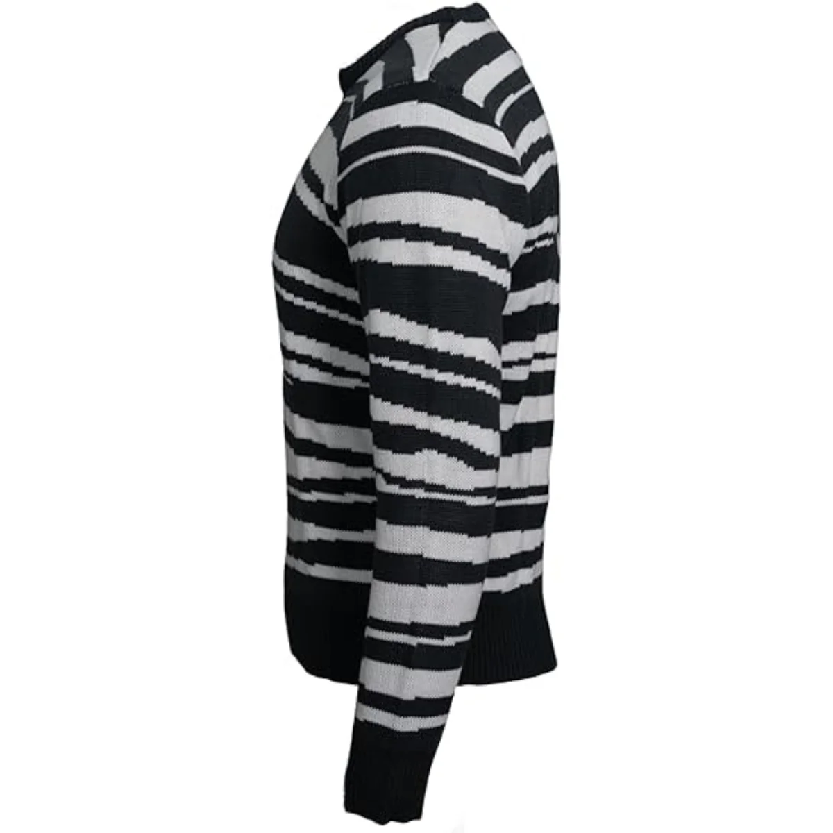 Pugley's Spooky Unisex Black & White Halloween Cosplay Costume - Image 2
