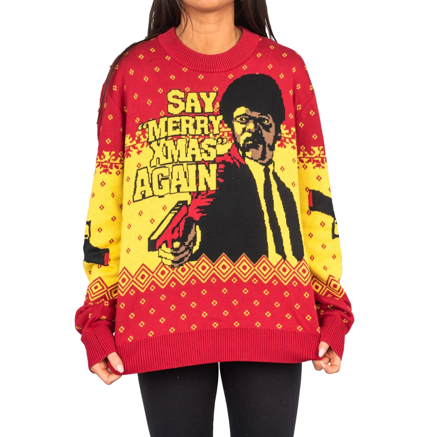 Pulp Fiction Merry Xmas Again Sweater - Image 8