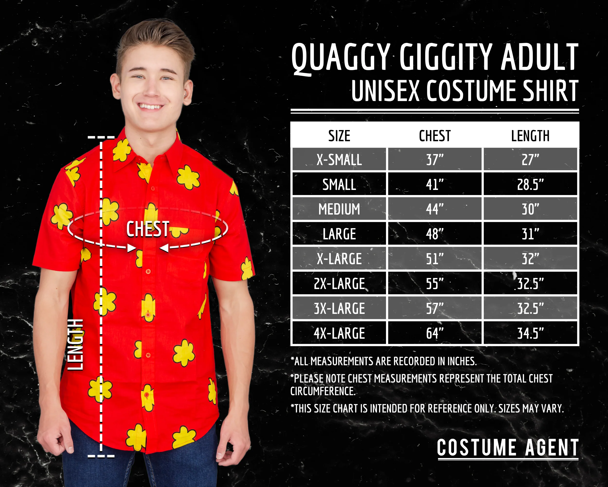 Quaggy Giggity Halloween Cosplay Costume Unisex Button Down Shirt - Image 6