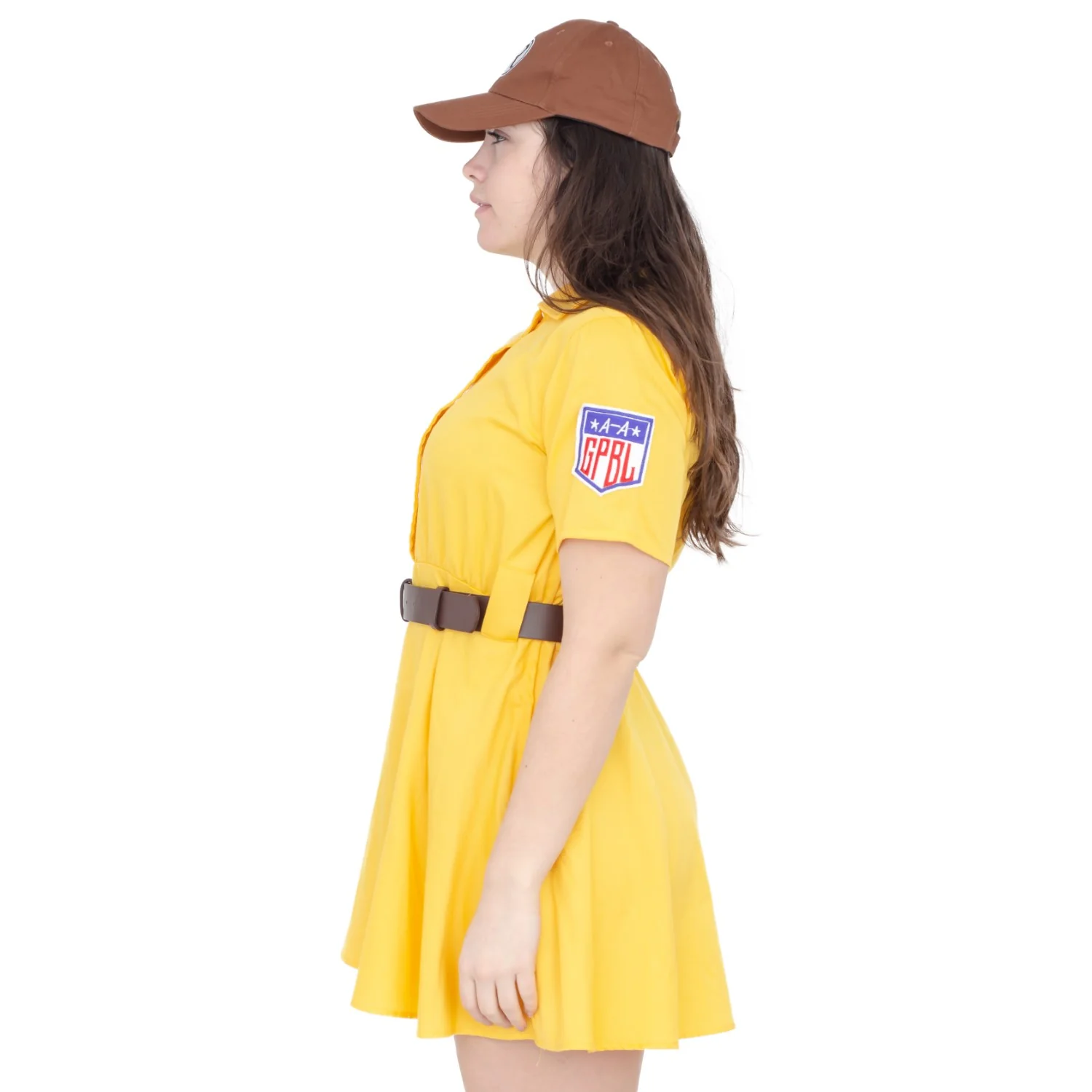 Racine Belles AAGPBL Baseball Women's Halloween Cosplay Costume Dress - Image 6