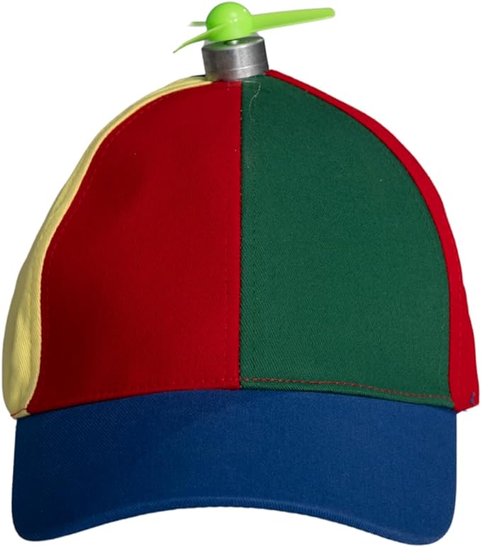 Rainbow Propeller Nerd Adjustable Hat - Image 2
