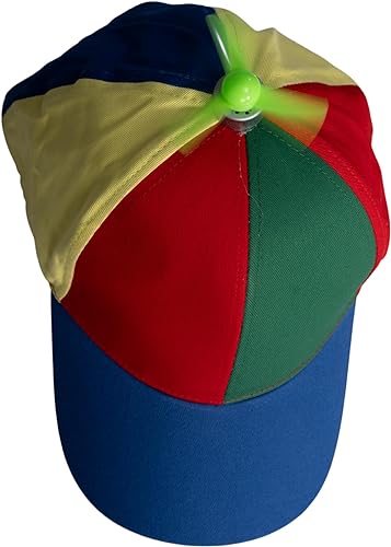 Rainbow Propeller Nerd Adjustable Hat - Image 4