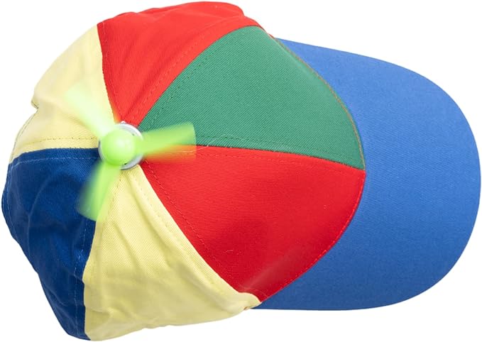 Rainbow Propeller Nerd Adjustable Hat - Image 5
