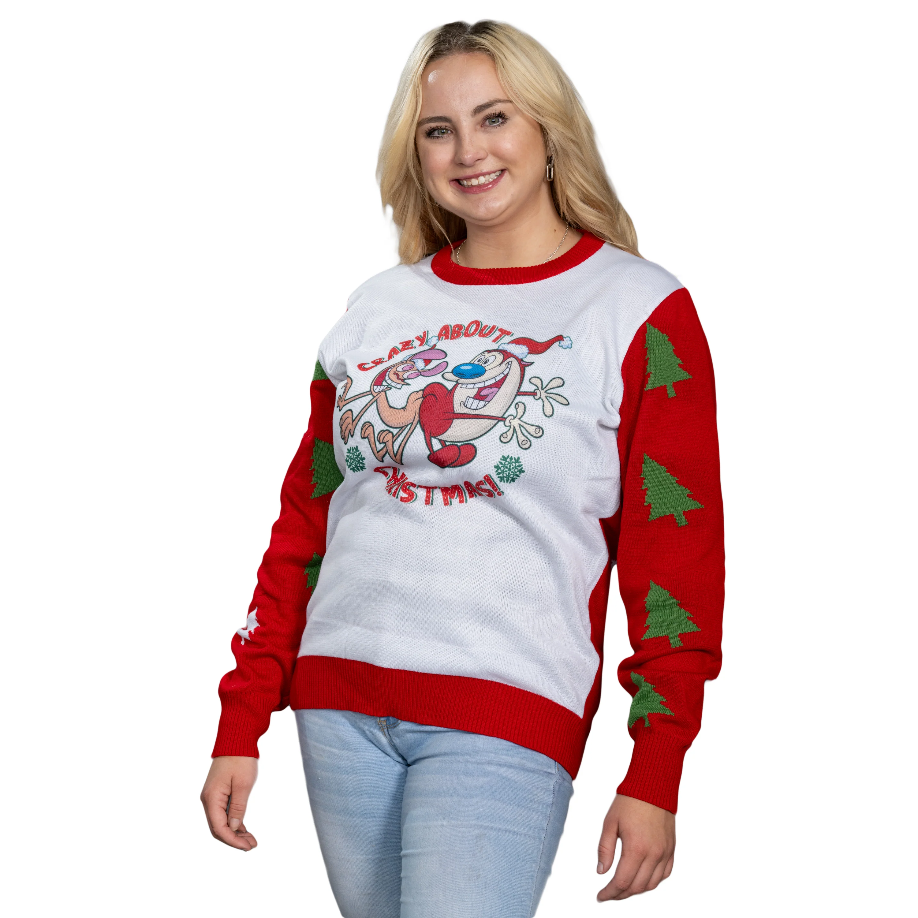 Ren & Stimpy | Crazy About Christmas Sweater - Image 2