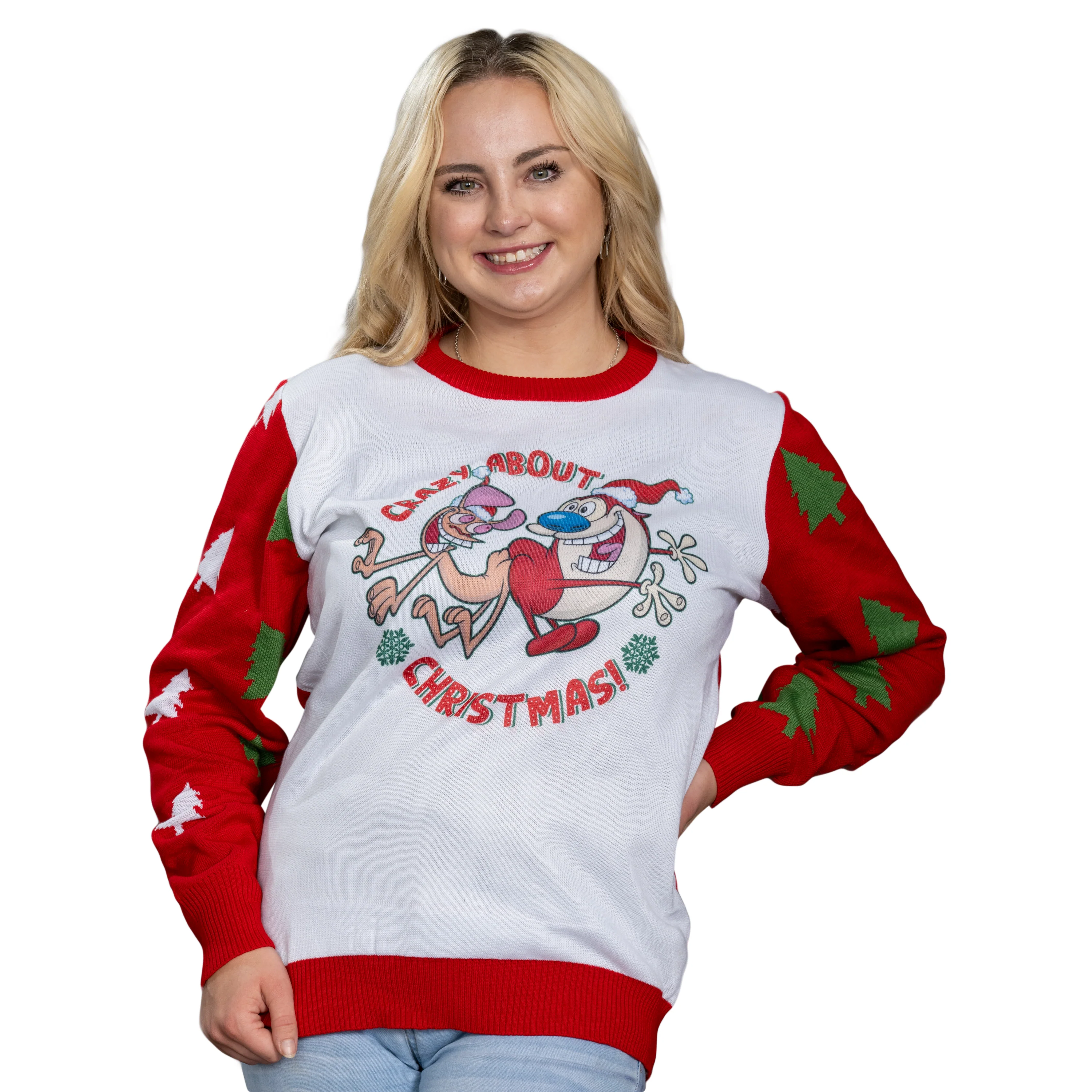 Ren & Stimpy | Crazy About Christmas Sweater - Image 3
