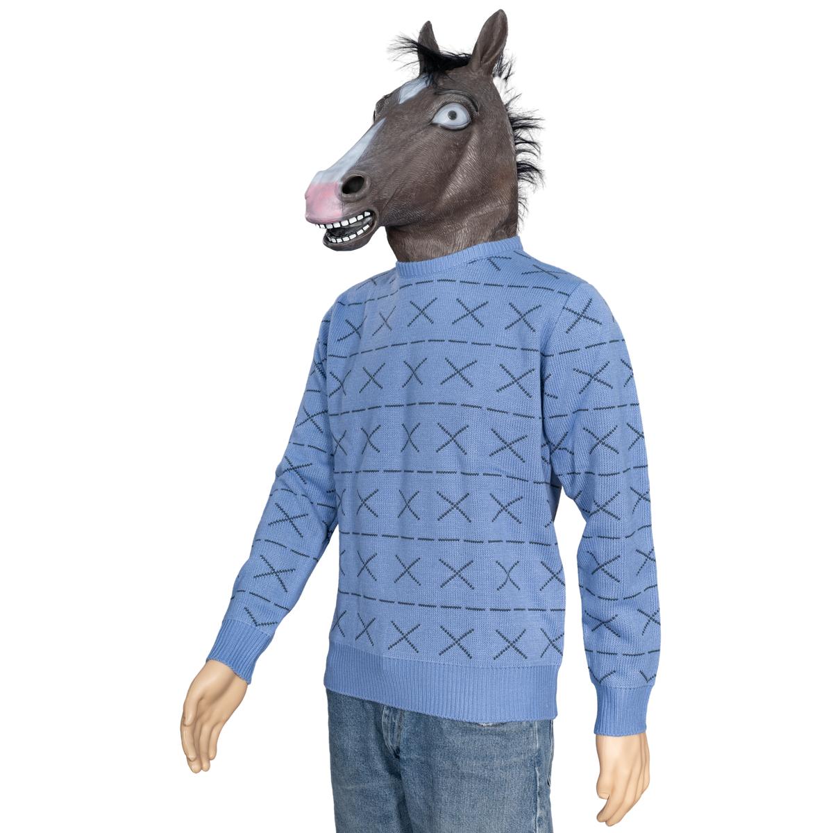 Replica Horse Man Sweater and Jack Halloween Costume Cosplay Mask - Image 2