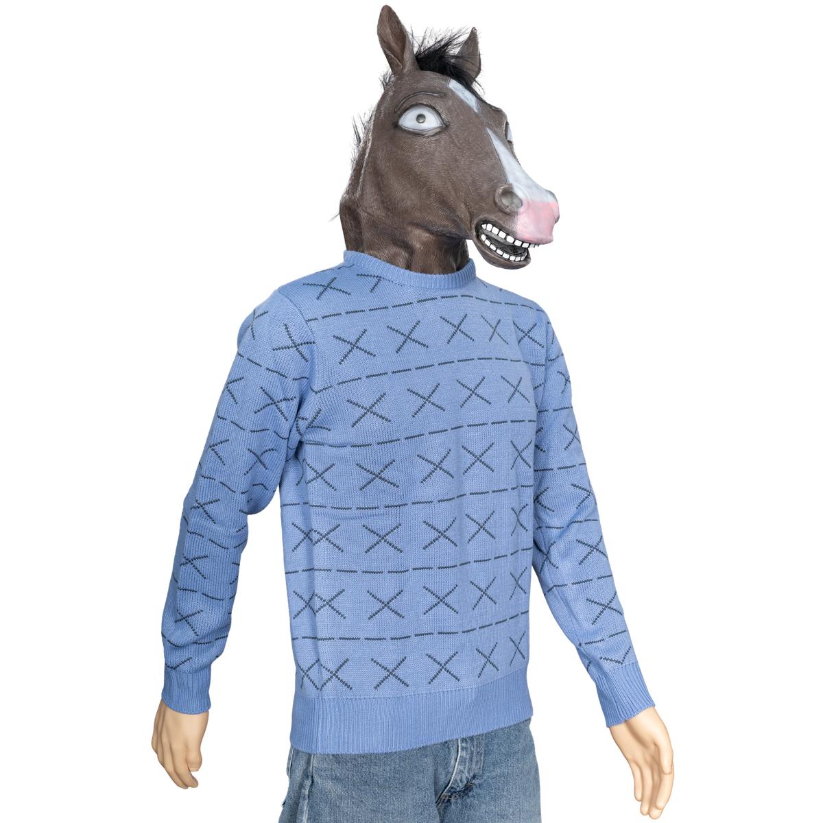 Replica Horse Man Sweater and Jack Halloween Costume Cosplay Mask - Image 3