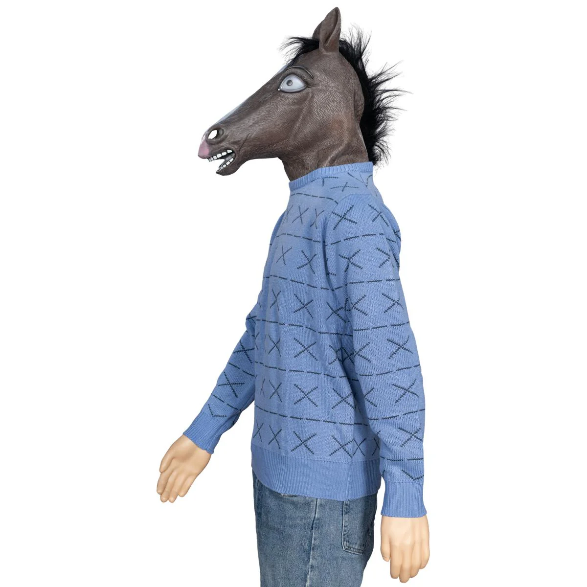 Replica Horse Man Sweater and Jack Halloween Costume Cosplay Mask - Image 6
