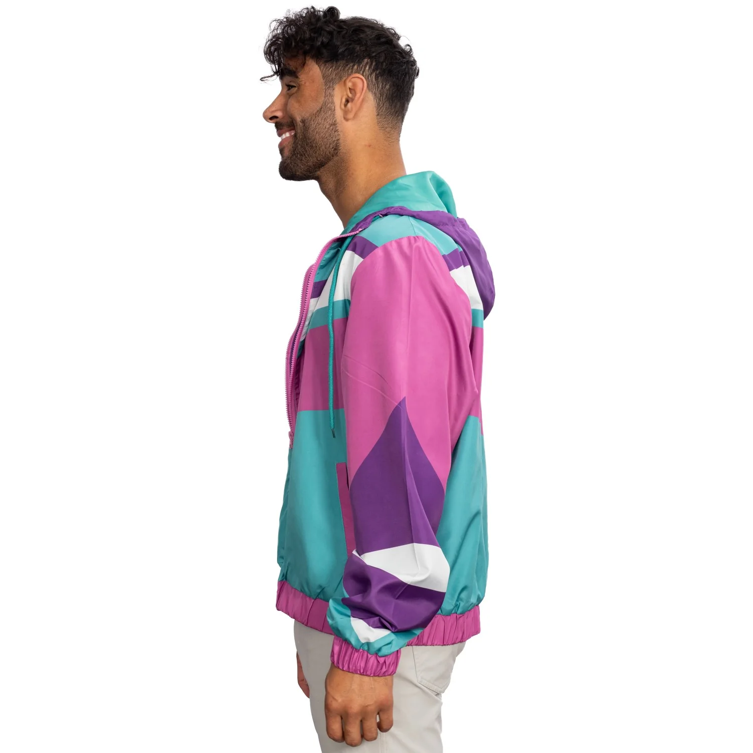 Retro Halloween Cosplay Windbreaker 1980s & 1990s Lightweight Jacket - Image 4