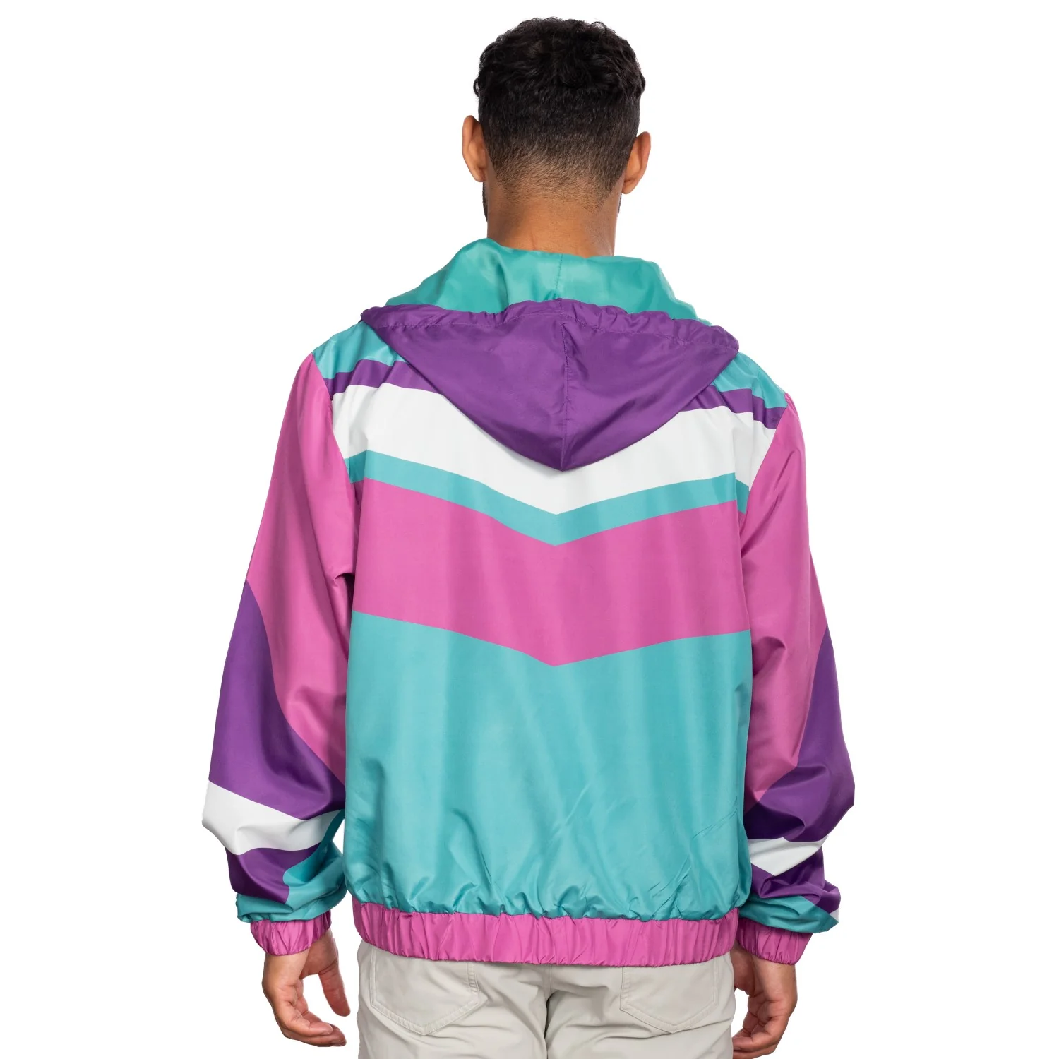 Retro Halloween Cosplay Windbreaker 1980s & 1990s Lightweight Jacket - Image 5