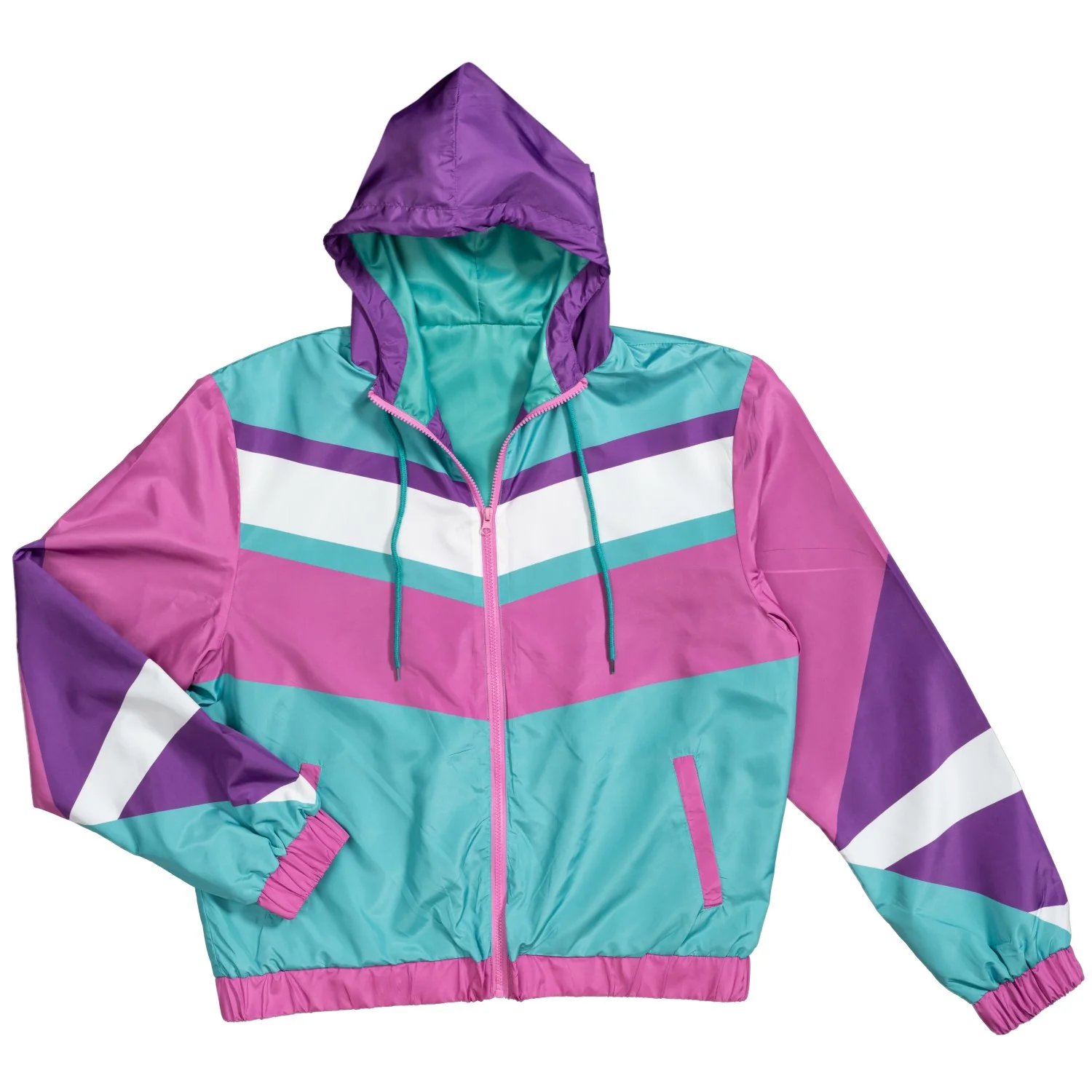 Retro Halloween Cosplay Windbreaker 1980s & 1990s Lightweight Jacket - Image 6