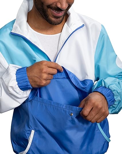 Retro Windbreaker Jacket Lightweight Design 2 - Image 4