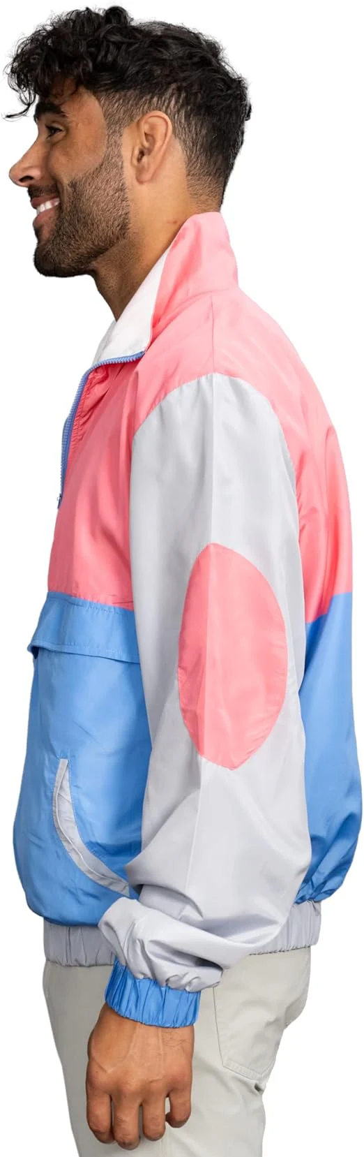 Retro Windbreaker Jacket Lightweight Design 3 - Image 2
