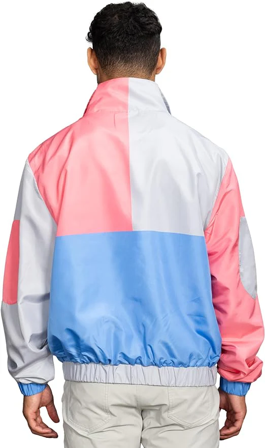 Retro Windbreaker Jacket Lightweight Design 3 - Image 3