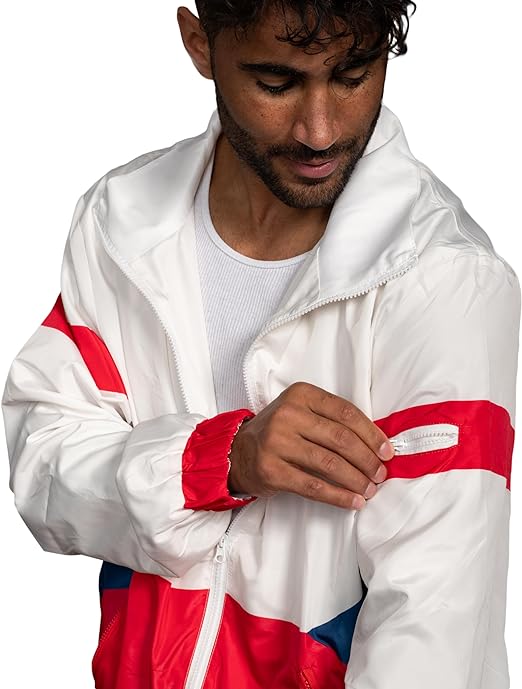 Retro Windbreaker Jacket Lightweight Design 4 - Image 3