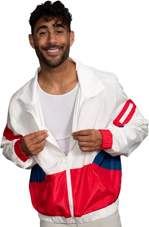 Retro Windbreaker Jacket Lightweight Design 4 - Image 4