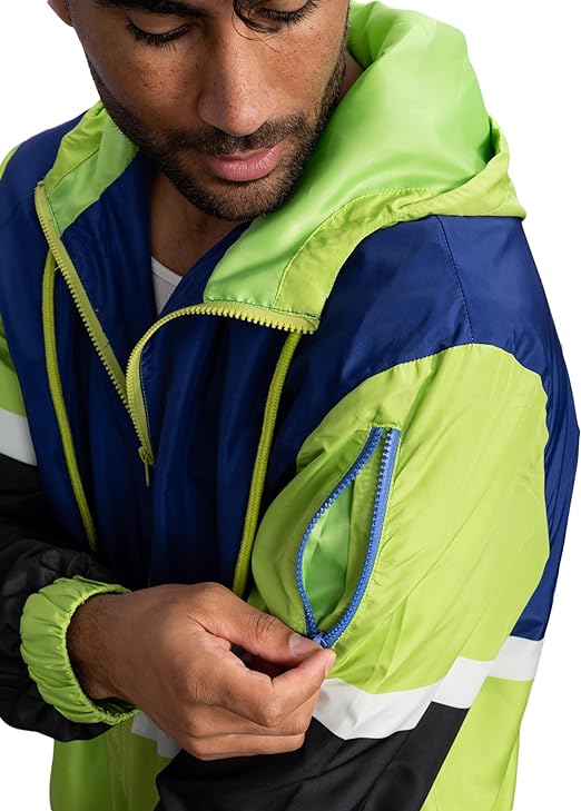 Retro Windbreaker Jacket Lightweight Design 5 - Image 5