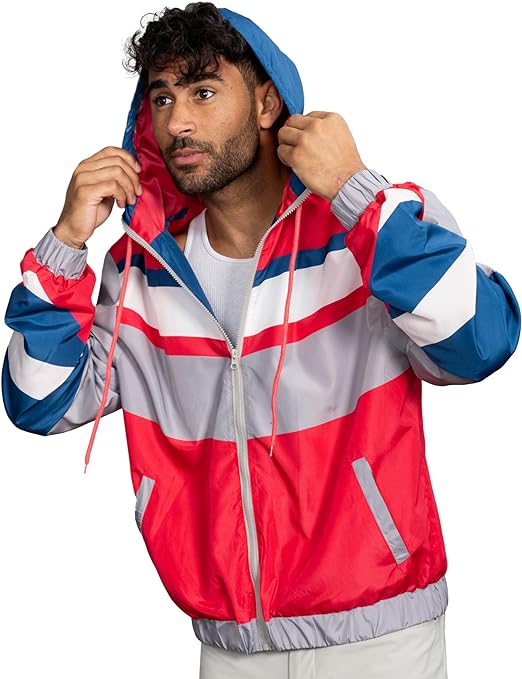 Retro Windbreaker Jacket Lightweight Design 6 - Image 4