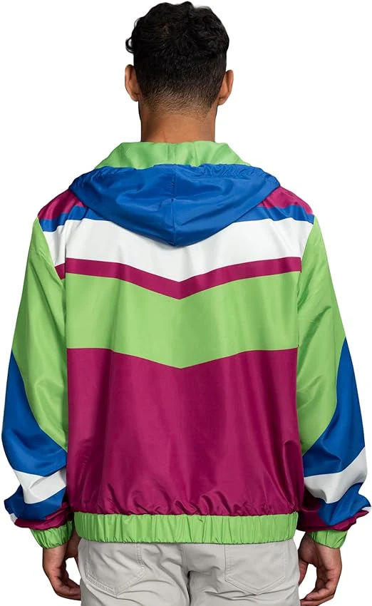 Retro Windbreaker Jacket Lightweight Design 8 - Image 3
