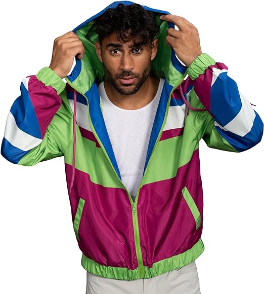 Retro Windbreaker Jacket Lightweight Design 8 - Image 5