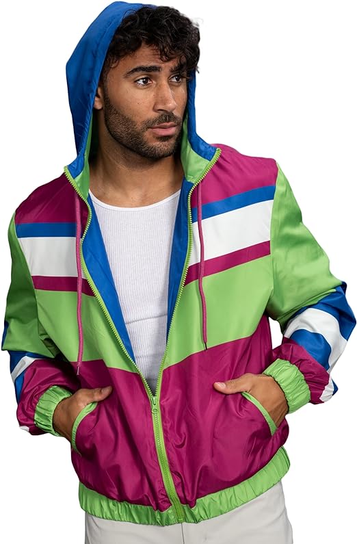 Retro Windbreaker Jacket Lightweight Design 8 - Image 6