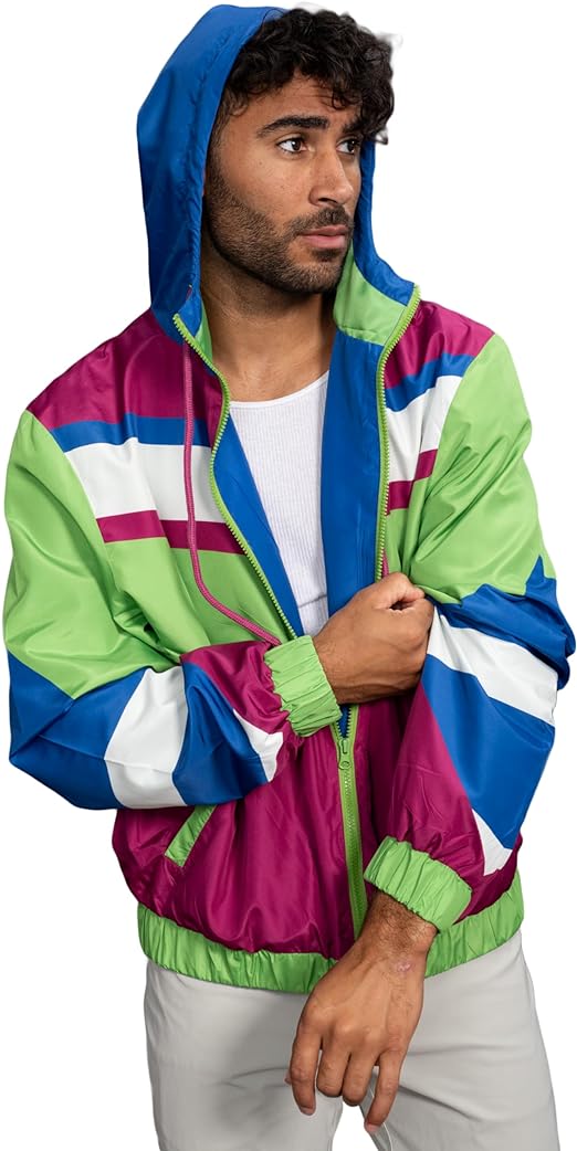 Retro Windbreaker Jacket Lightweight Design 8 - Image 7
