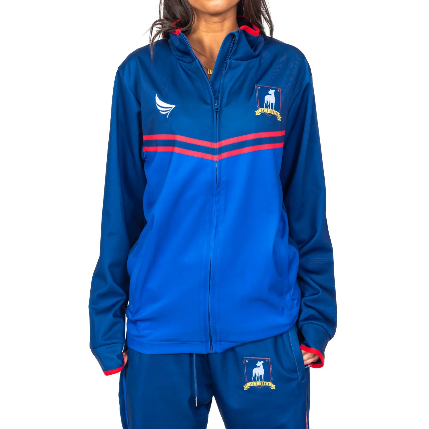 Richmond Football Soccer Coach Jacket and Pants Warm-Ups Halloween Costume - Image 4
