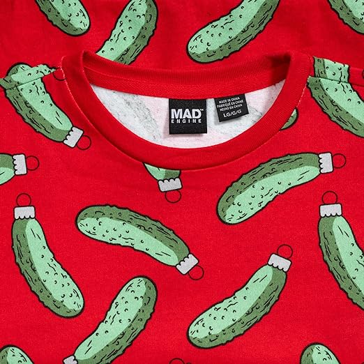 Rick and Morty Pickle Youth Red Sweatshirt - Image 5