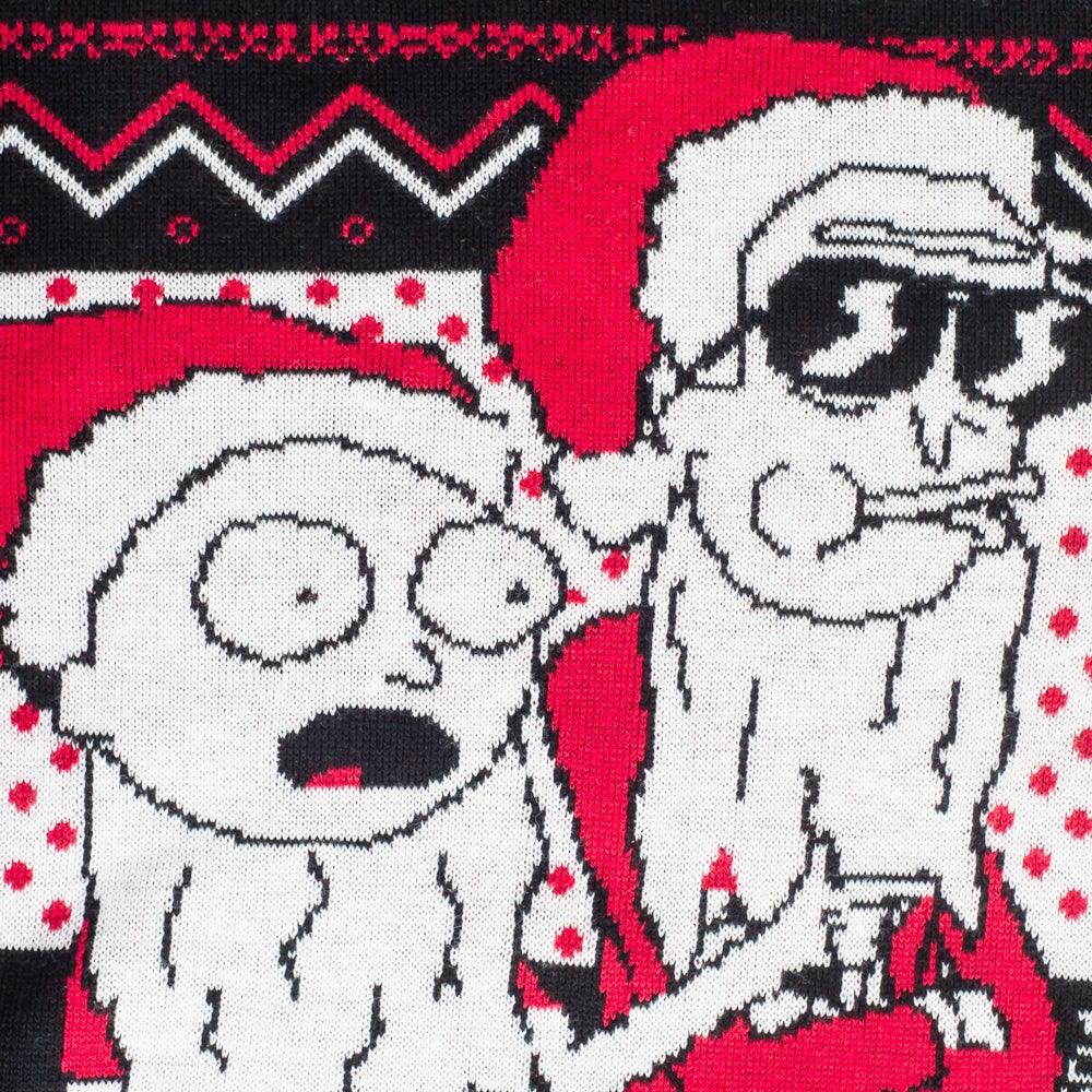 Rick & Morty Son of a B Holiday Sweater - Image 3