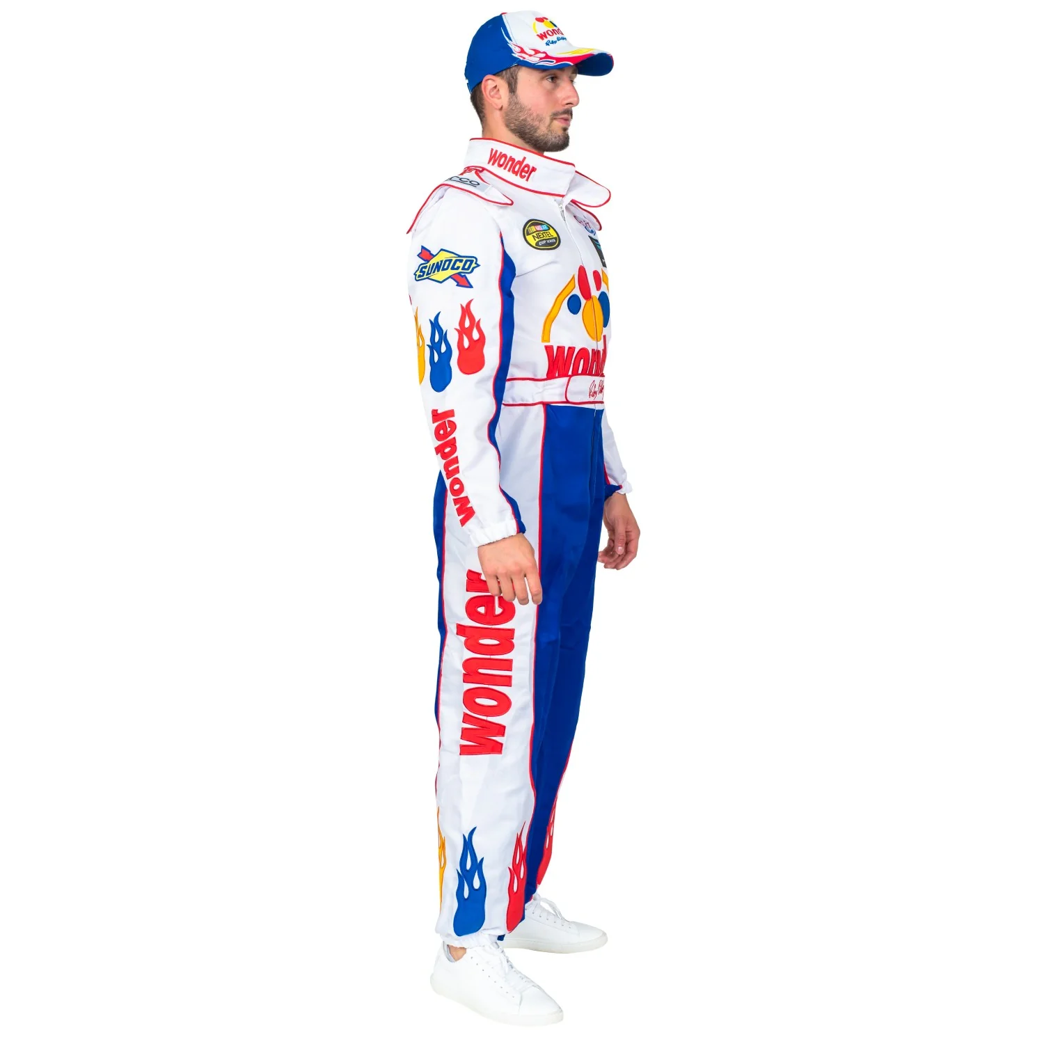 Ricky Bobby Driver Deluxe Jumpsuit and Hat Halloween Costume Cosplay - Image 4
