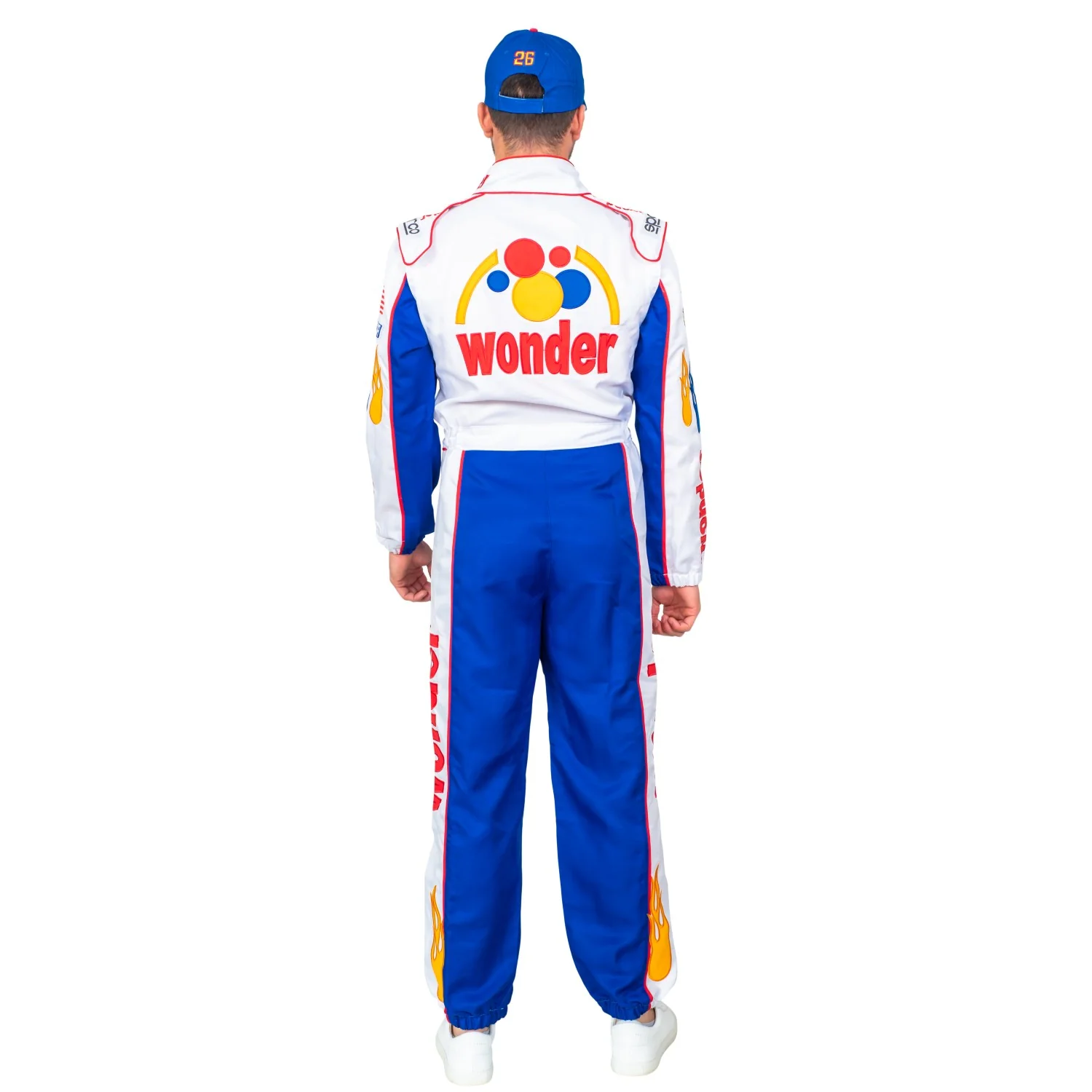 Ricky Bobby Driver Deluxe Jumpsuit and Hat Halloween Costume Cosplay - Image 5