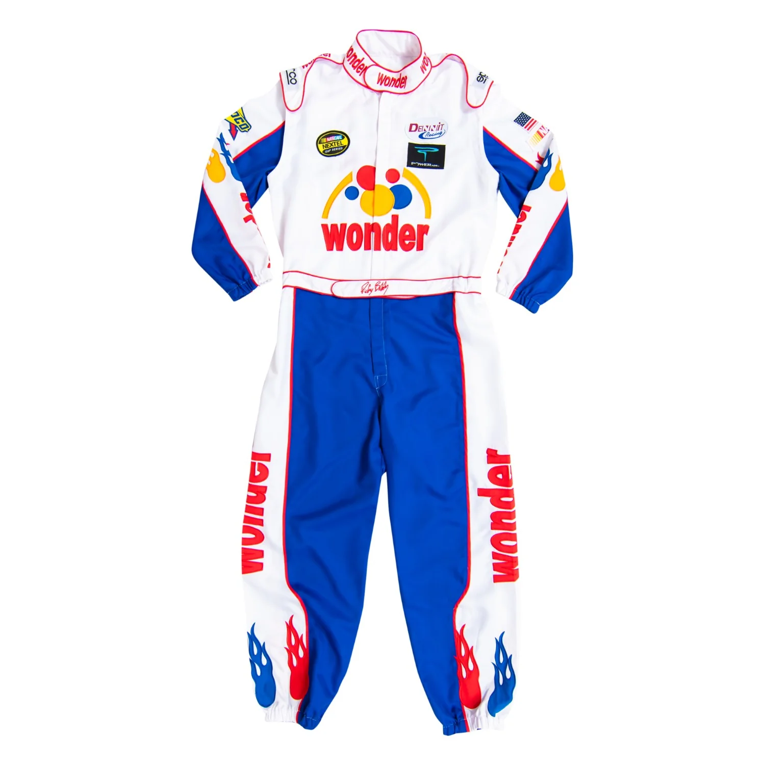 Ricky Bobby Driver Deluxe Jumpsuit and Hat Halloween Costume Cosplay - Image 8