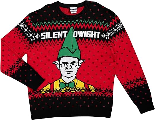 Ripple Junction Silent Dwight Elf Ugly Christmas Sweater - Image 4