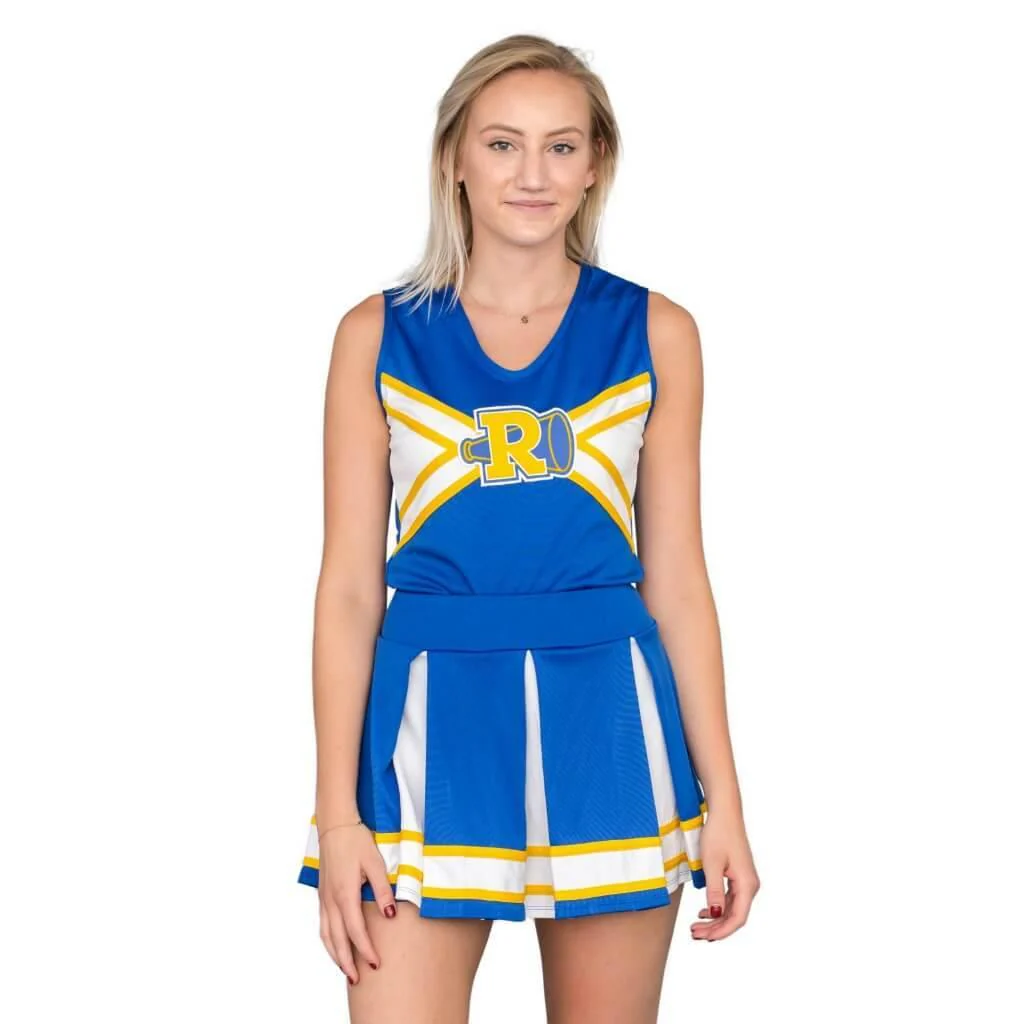 Riverdale Cheerleader V-Neck Tank & Skirt Set - Image 2