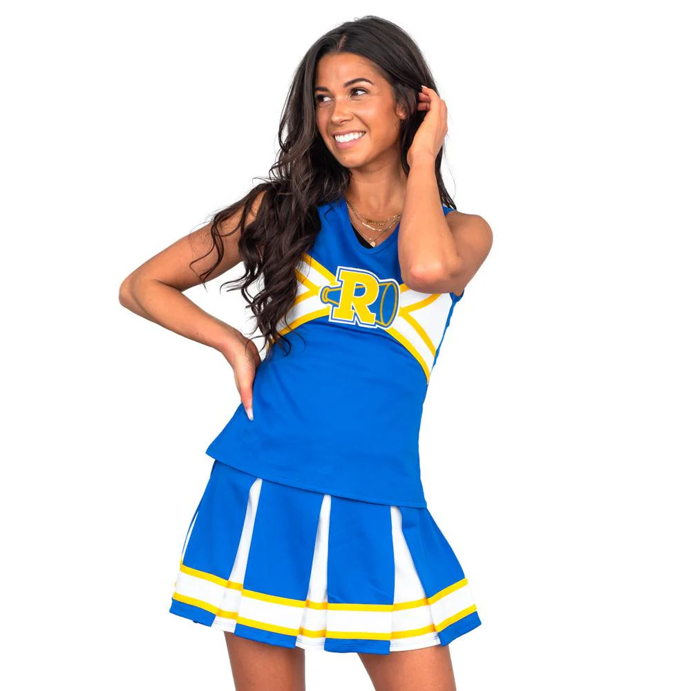 Riverdale Cheerleader V-Neck Tank & Skirt Set - Image 3