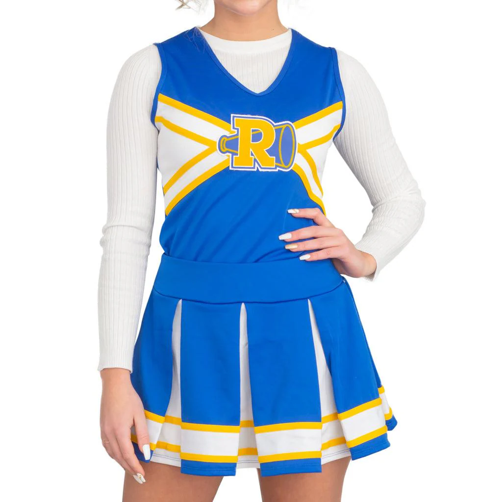 Riverdale Cheerleader V-Neck Tank & Skirt Set - Image 5
