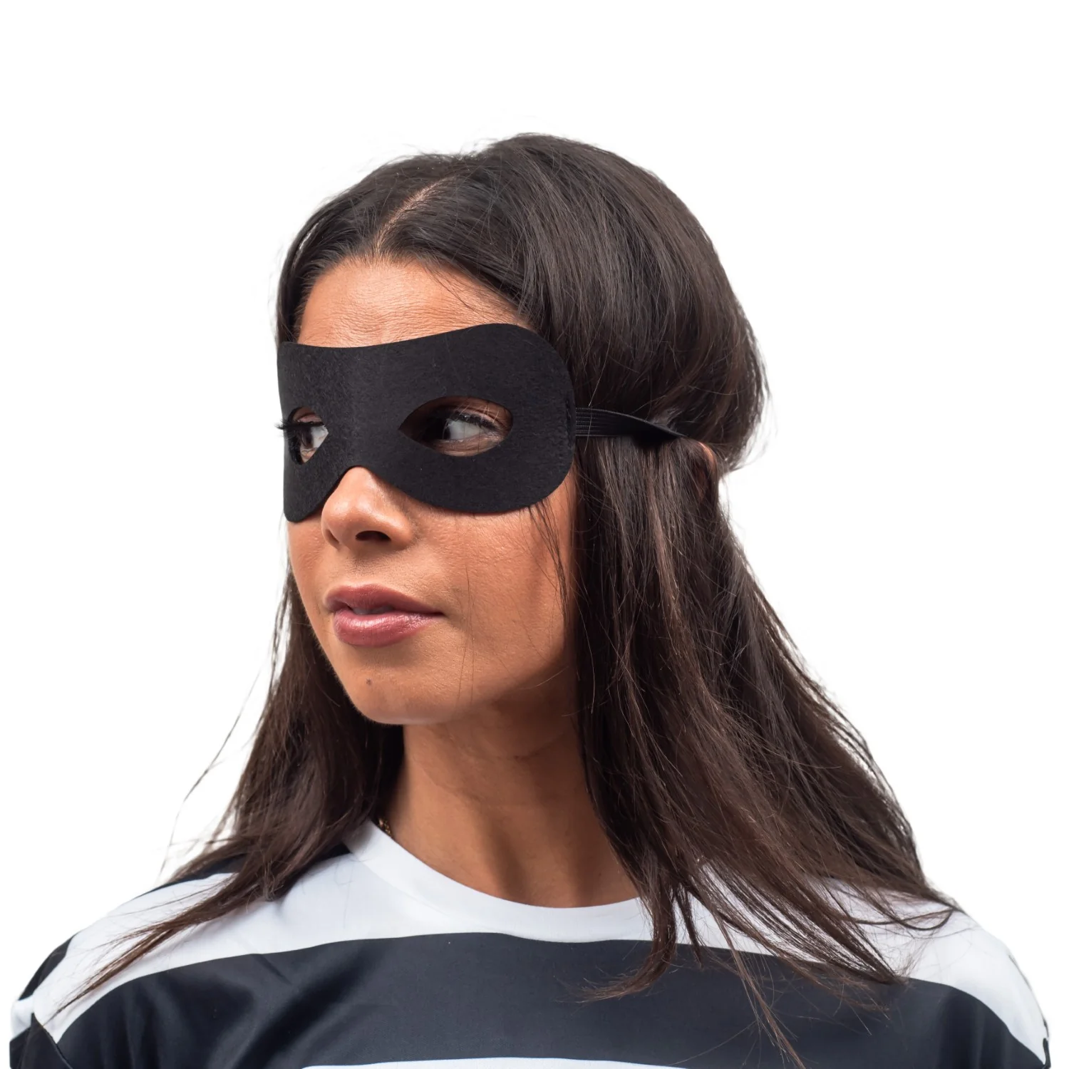Robber Costume Shirt and Mask - Image 5