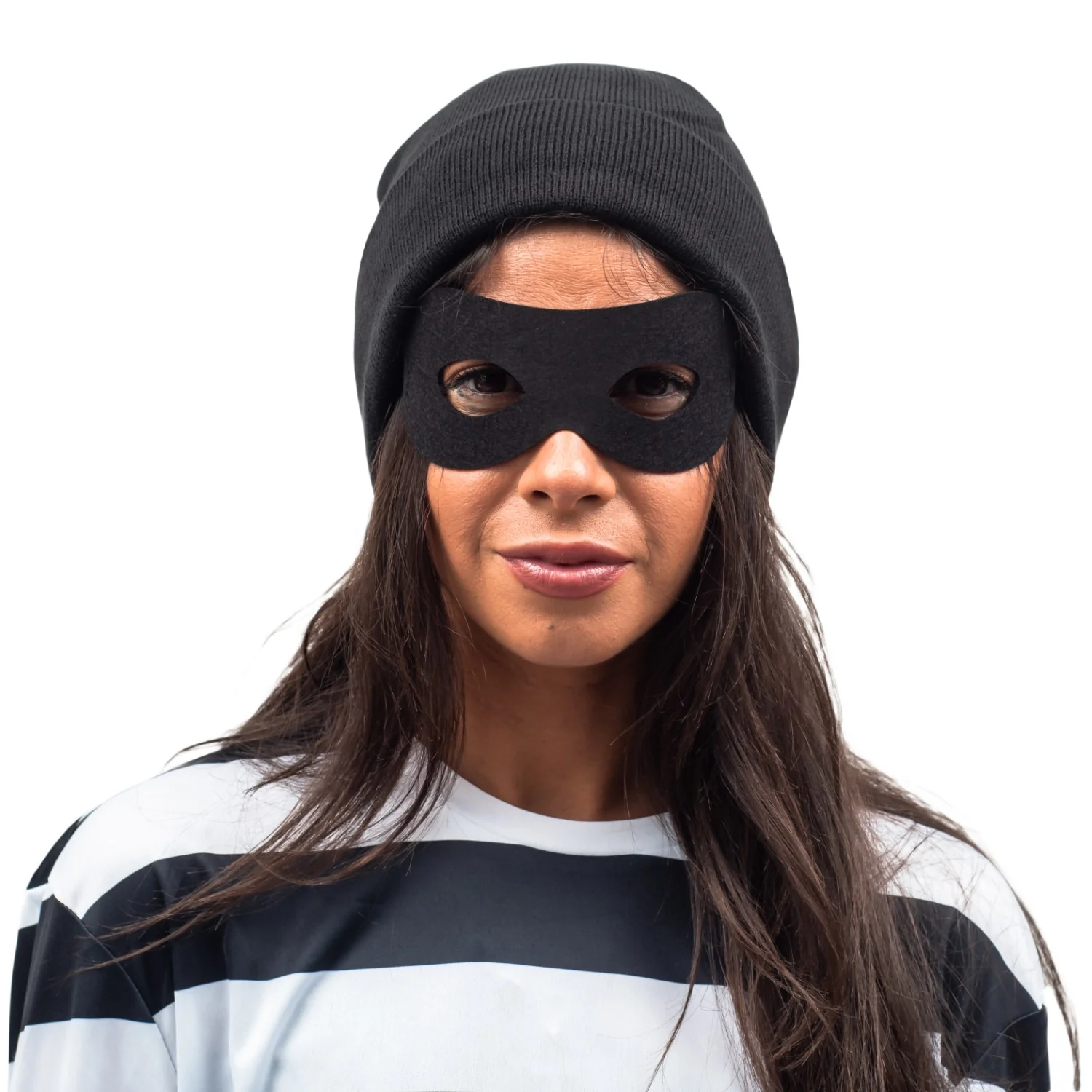 Robber Costume Shirt and Mask - Image 6