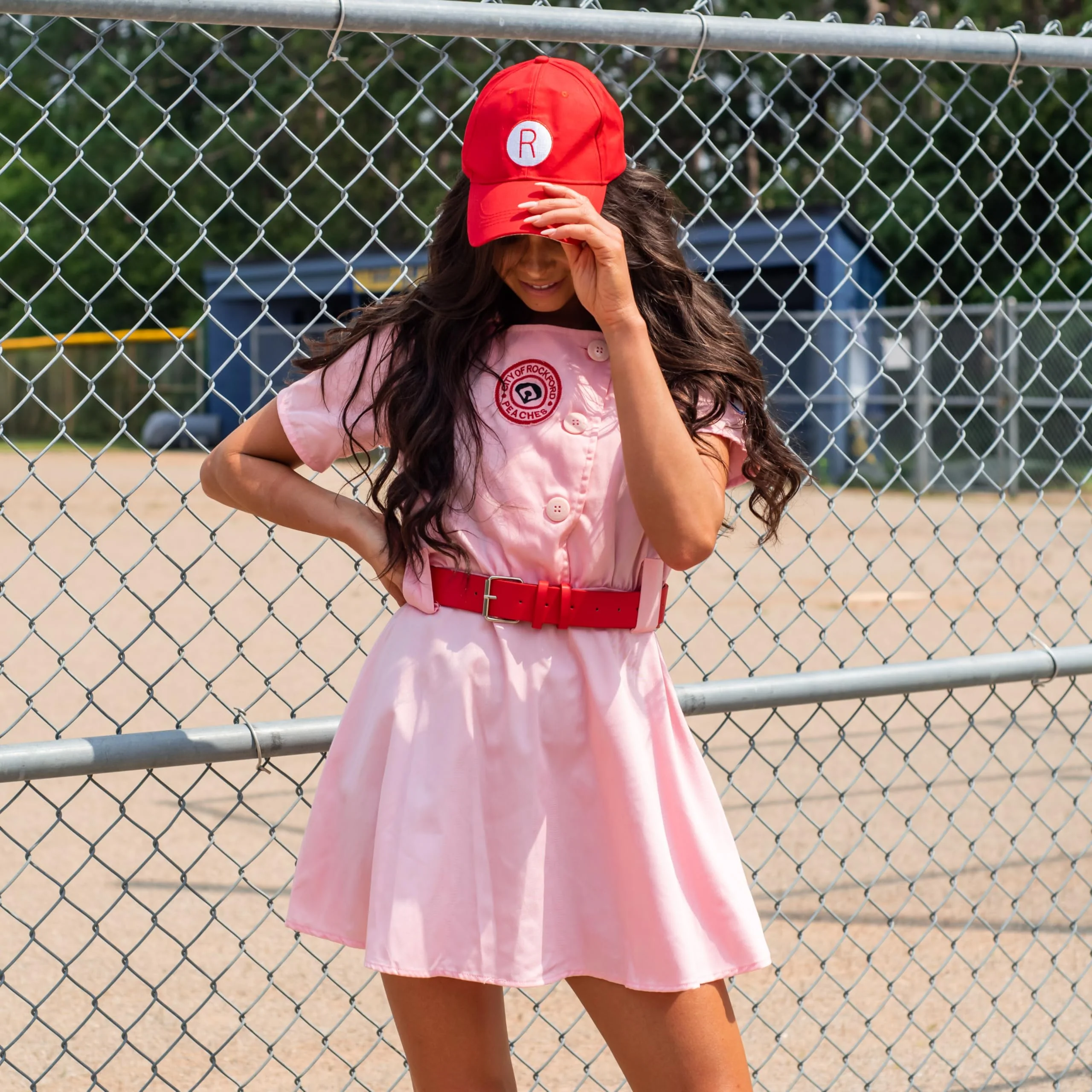 Rockford Peaches AAGPBL Baseball Halloween Costume Dress - Image 6
